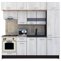 Bucatarie BIGMAR 230 A Wenge / Decor K010